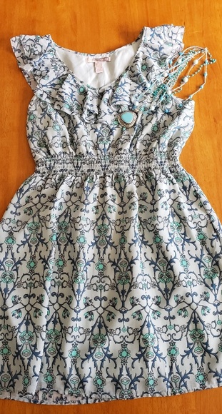 Forever 21 Dresses & Skirts - Forever 21 Blue/White Dress